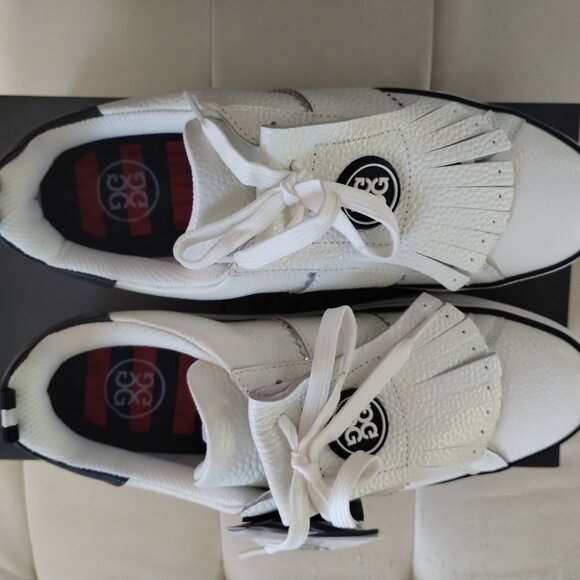 NEW Women Size 11 (Men 9.5) G/Fore Kiltie Disruptor Golf White Leather Shoes - Picture 9 of 16